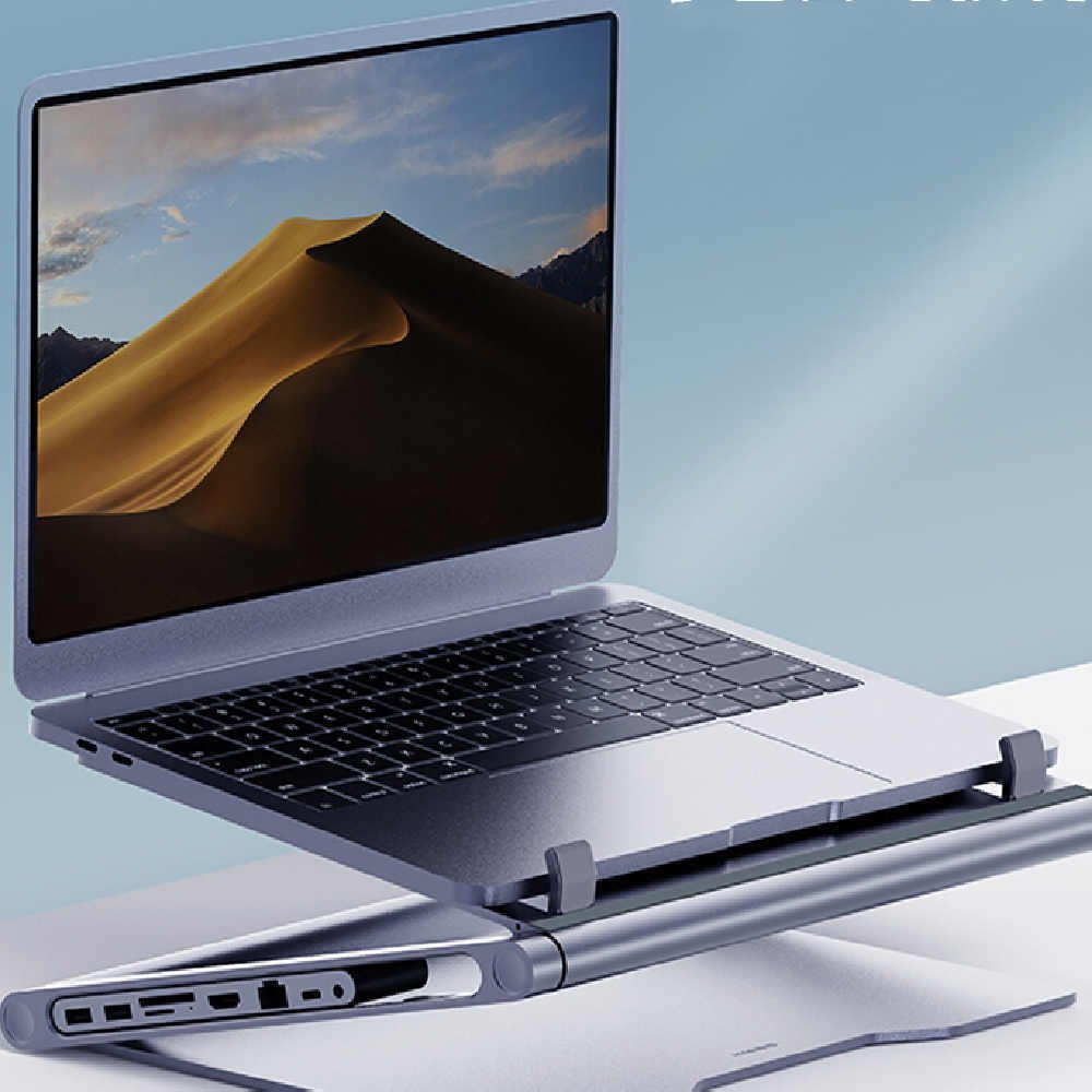 Lapstop Stand With 8-in-1 Docking Station - Image 5