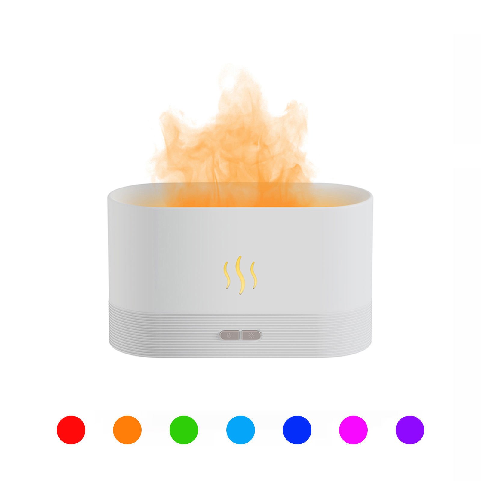Best Selling USB Ultrasonic Flame Humidifier Led RGB Colorful Essential Oil Fire Flame Aroma Diffuser - Image 9