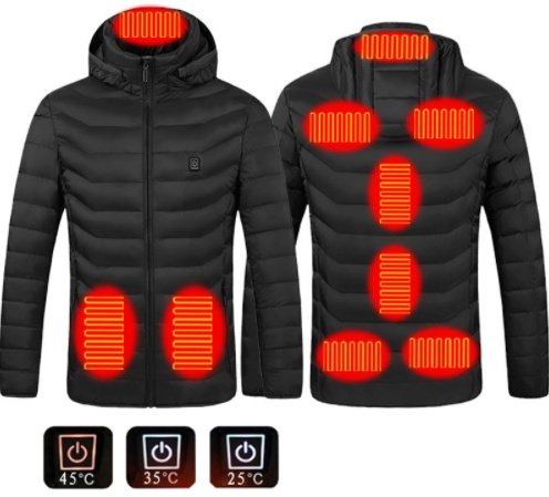 New Heated Jacket Coat USB Electric Jacket Cotton Coat Heater Thermal Clothing Heating Vest Men's Clothes Winter - Image 10
