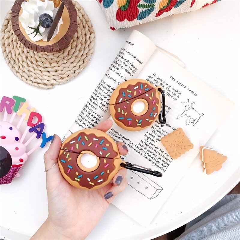 Compatible with Apple, Donuts Case Airpods Pro Silicorn - Image 2