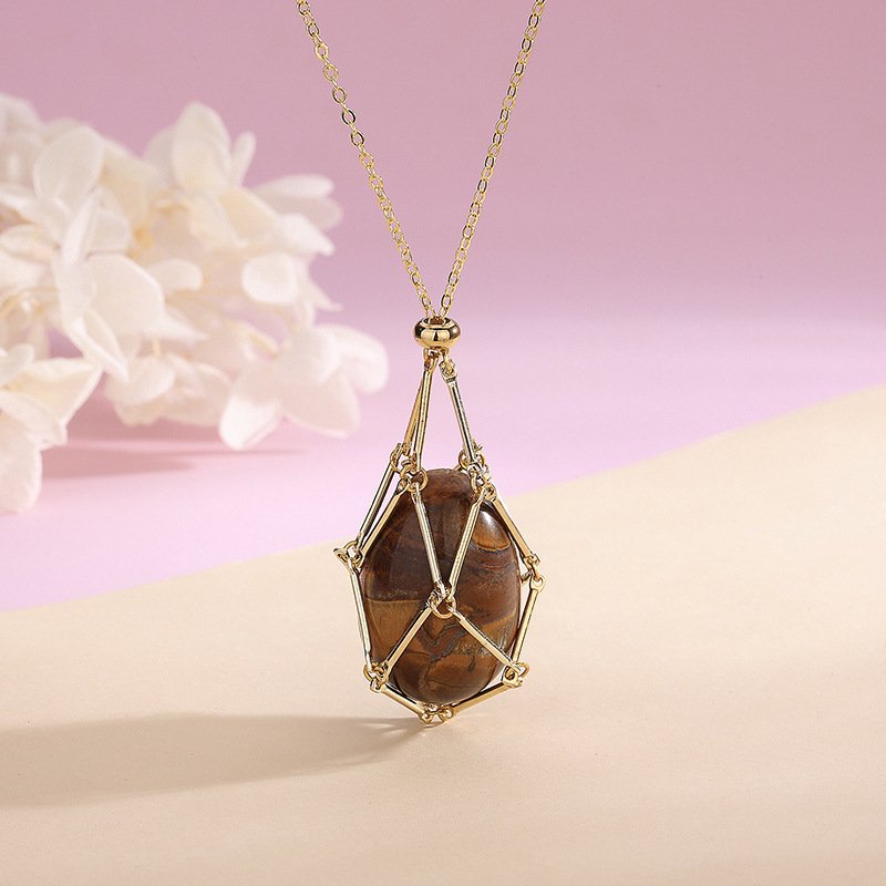 Spring New Natural Energy Crystal Pendant Ins Niche Design Valentine’s Day Bag Bag Peace Necklace - Image 6