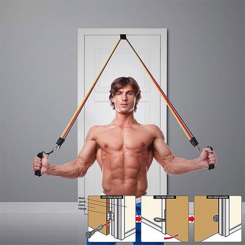 Pull Rope Elastic Rope Strength Training Set - Image 7