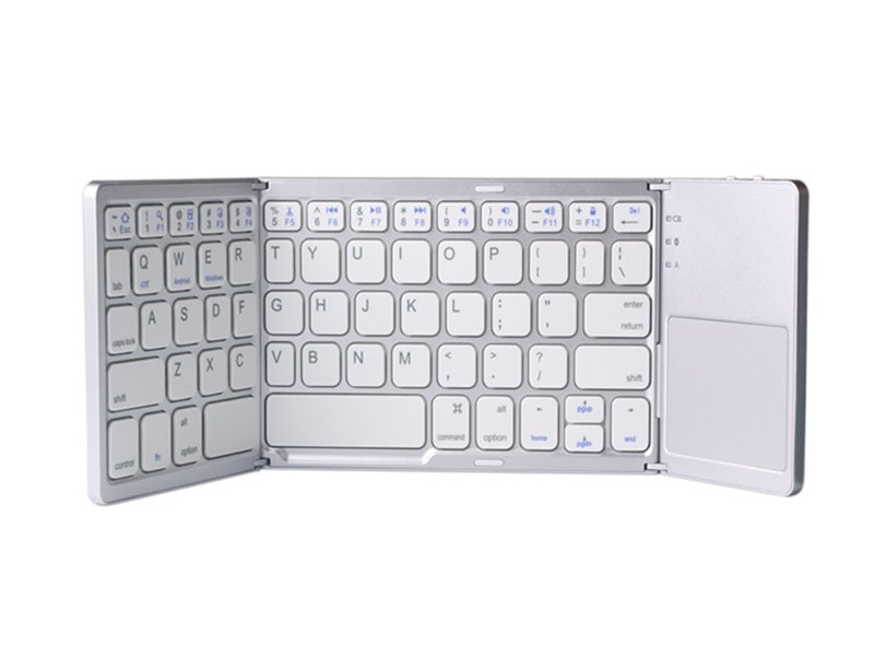 Ultra-thin Tri-fold Folding Touch Keyboard - Image 4