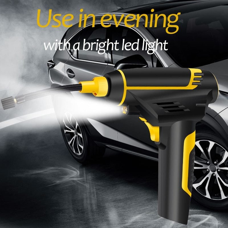 Automatic Portable Handheld Digital LED Smart Car Air Compressor - Image 5