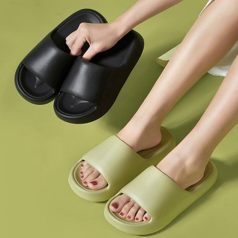 Bread Shoes Home Slippers Non-slip Indoor Bathroom Slippers - Image 2