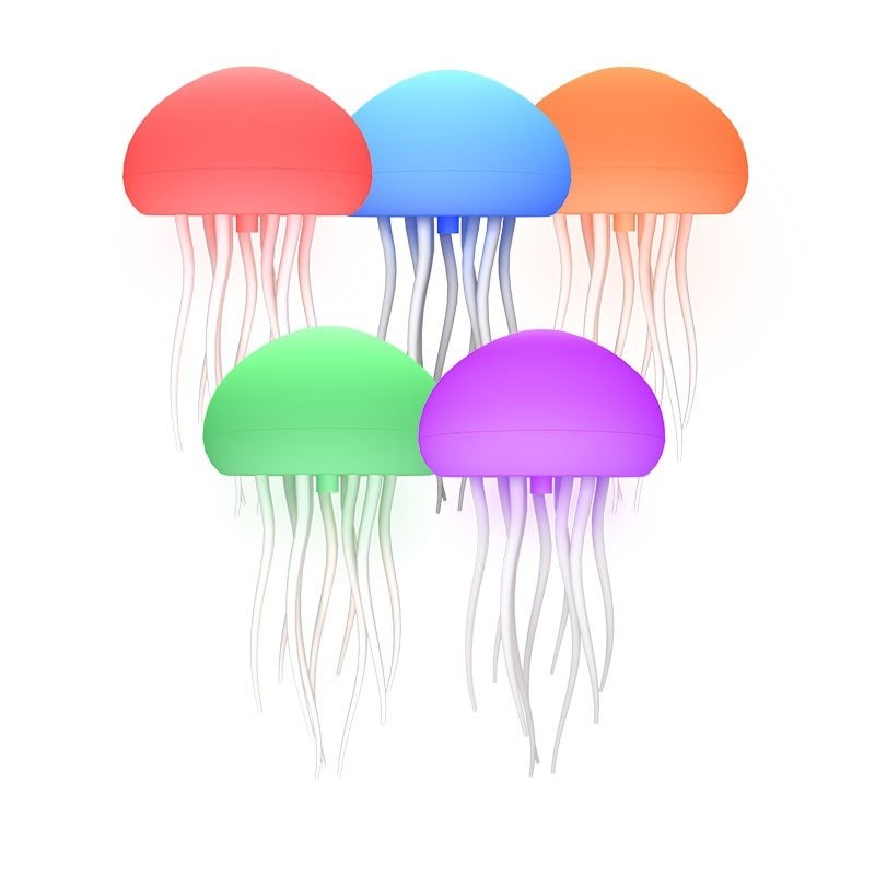 Jellyfish Mood Lamp LED Jellyfish Night Light Portable Jellyfish Lamp Jellyfish Decorations Smart Table Lamp For Bedside Desk - Image 3