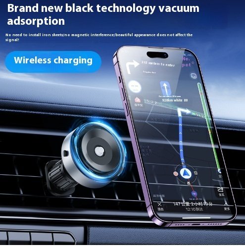 Intelligent Mobile Phone Holder Double-Sided Car Mount Magnetic Universal Adsorption Bracket Vacuum Adsorption Stable For Phone - Image 5