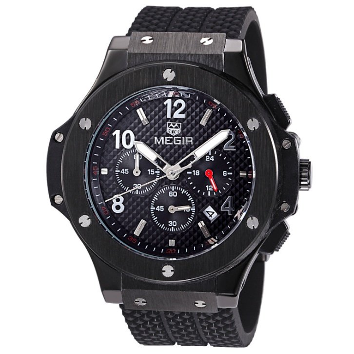 Watches Men Luxury Quartz Wrist Watch Male Sports Military Chronograph Watches - Image 5