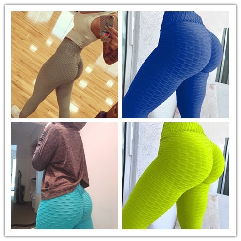 Booty Lifting Anti Cellulite Scrunch Leggings Without Pocket - Image 5