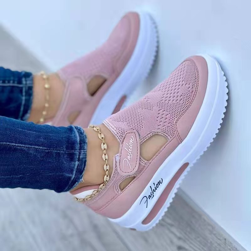 Women's Sneakers Summer New Ladies Casual Low Wedge Breathable Non-Slip Comfort Feamle Sport Shoes Mesh Shoes Fashion Style - Image 4
