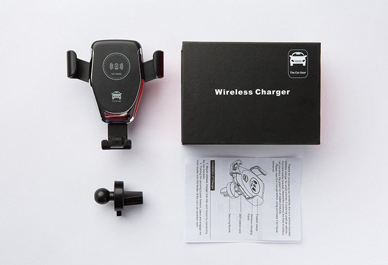 Compatible With Apple, Car Qi Wireless Charger For 11 Pro Xs Max X 18w Fast Charging