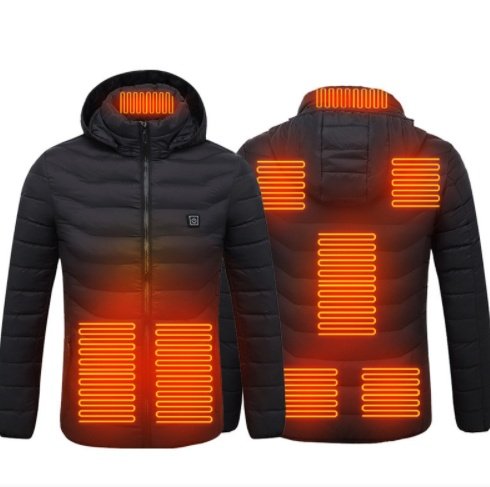 New Heated Jacket Coat USB Electric Jacket Cotton Coat Heater Thermal Clothing Heating Vest Men's Clothes Winter - Image 4