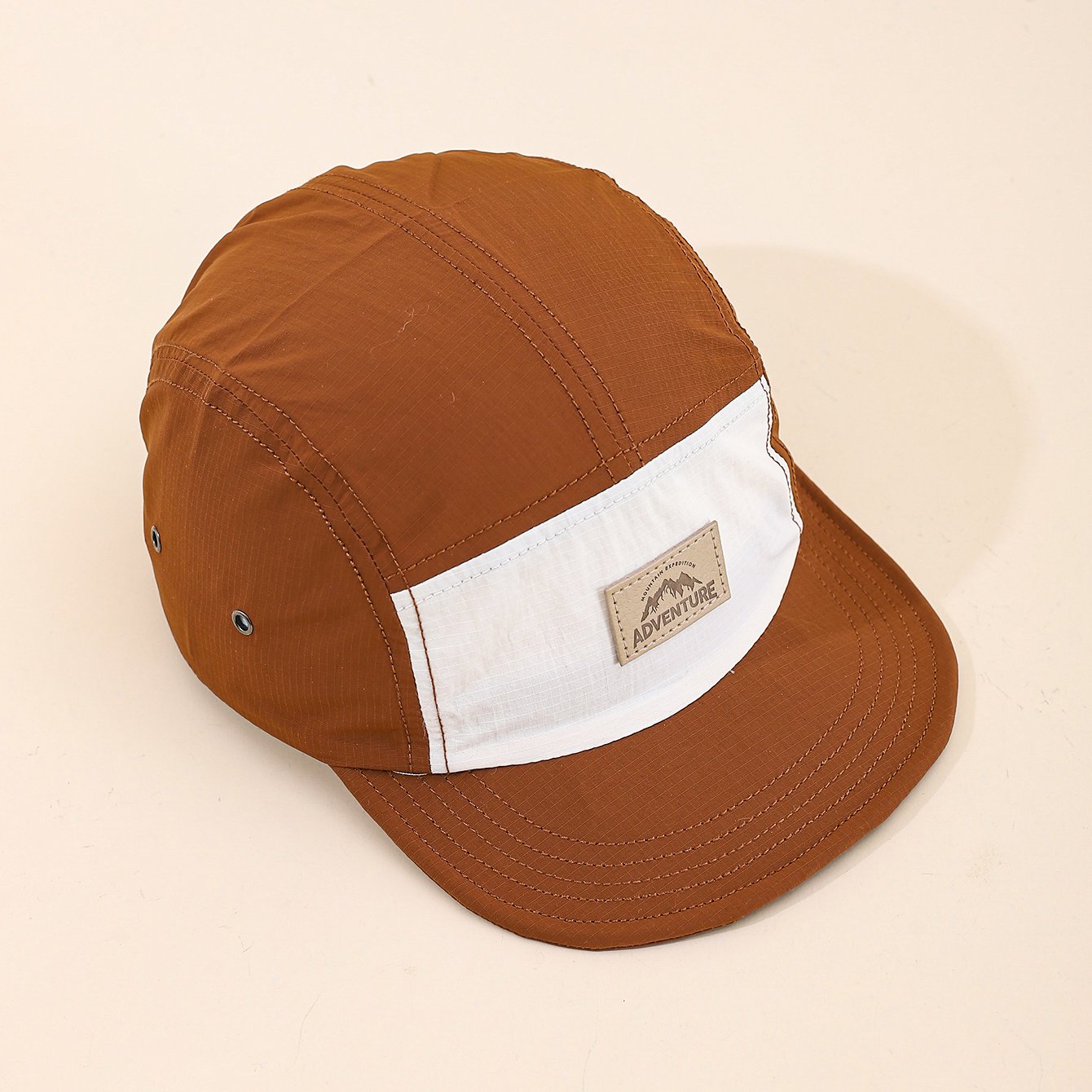 Men's Multi-color Sewn Logo Quick-dry Short Brim Adjustable Fashionable And Simple Style Baseball Cap Suitable For Outdoor Outings, Daily Hikes And Outings. - Image 6