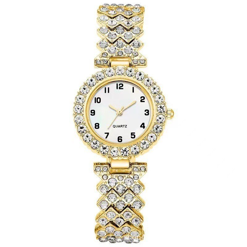 Fashion Jewelry 2pcs Luxury Fashion Women Watch Set Silver Strap Ladies Quartz Wristwatch Alloy Bracelet For Ladies Jewelry Set Clock Gift - Image 4