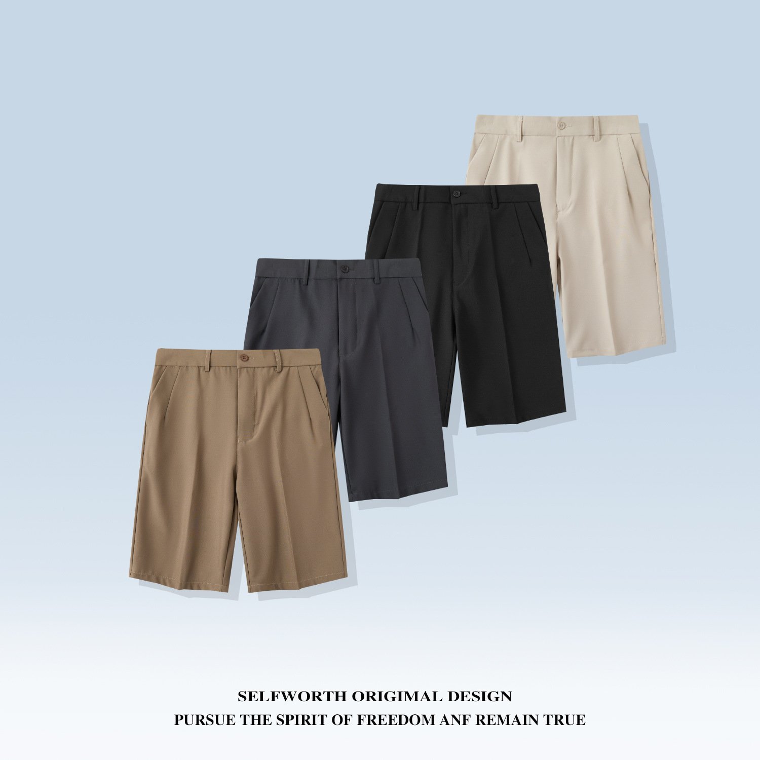 Mens Stylish Thin Loose-fit Plus-size Casual Shorts - Image 2