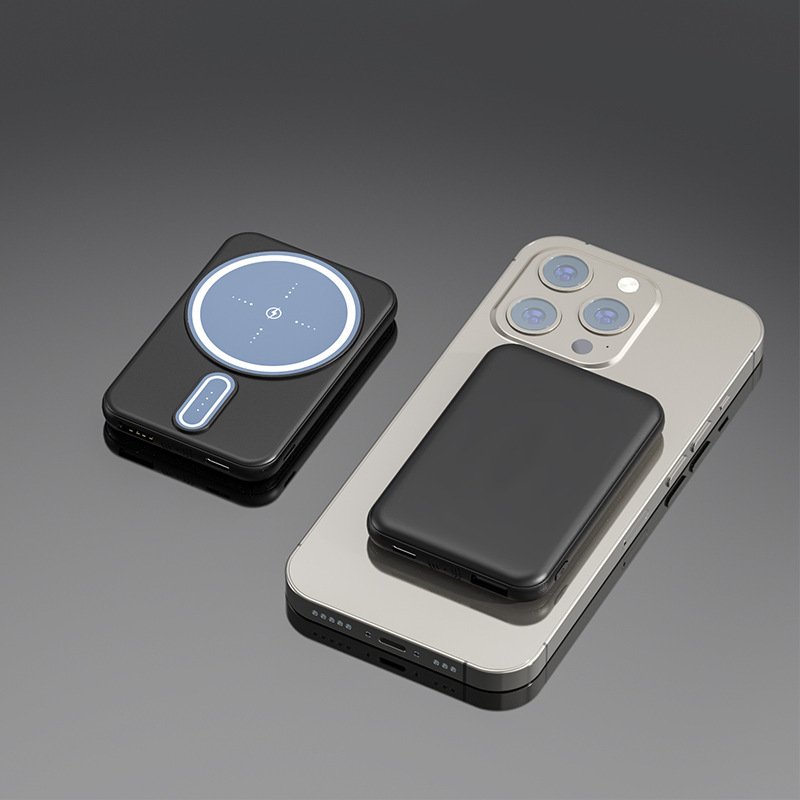 Magnetic Suction Charging Bank Wireless Charging Bank Mobile Power Supply - Image 6