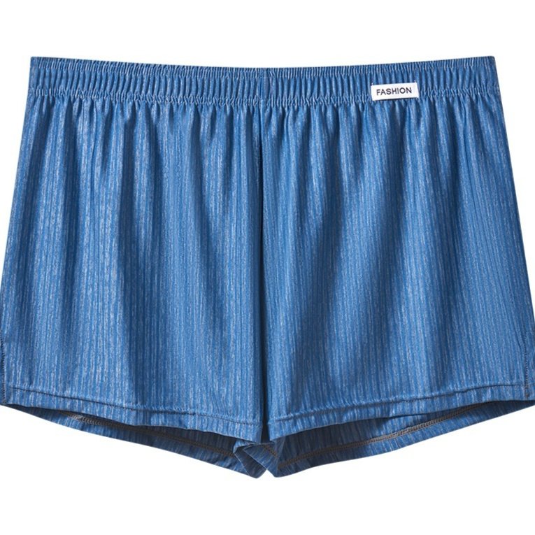 Ultra-thin Mens Striped Boxer Briefs Breathable Shorts