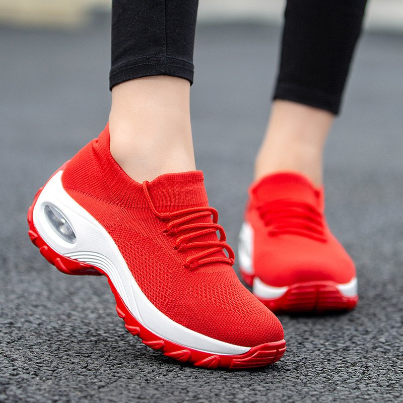 Sports Women Flying Knit Socks Shaking Shoes - Image 7