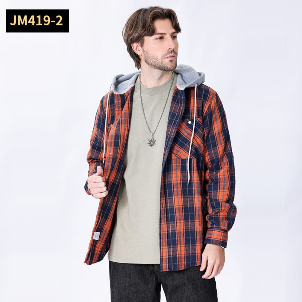 JM419 Fleece Sweatshirt With Hood - Image 4