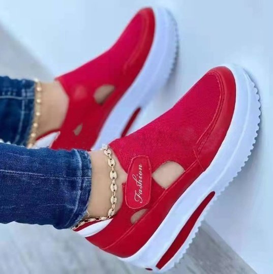 Women's Sneakers Summer New Ladies Casual Low Wedge Breathable Non-Slip Comfort Feamle Sport Shoes Mesh Shoes Fashion Style - Image 6