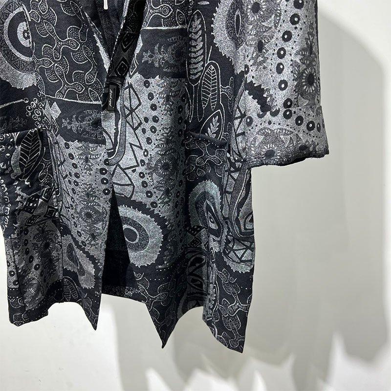 Summer Thin Fashion Irregular Print Loose Top - Image 3