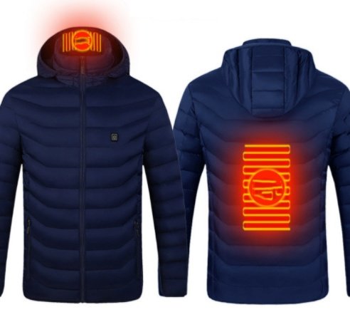 New Heated Jacket Coat USB Electric Jacket Cotton Coat Heater Thermal Clothing Heating Vest Men's Clothes Winter - Image 5