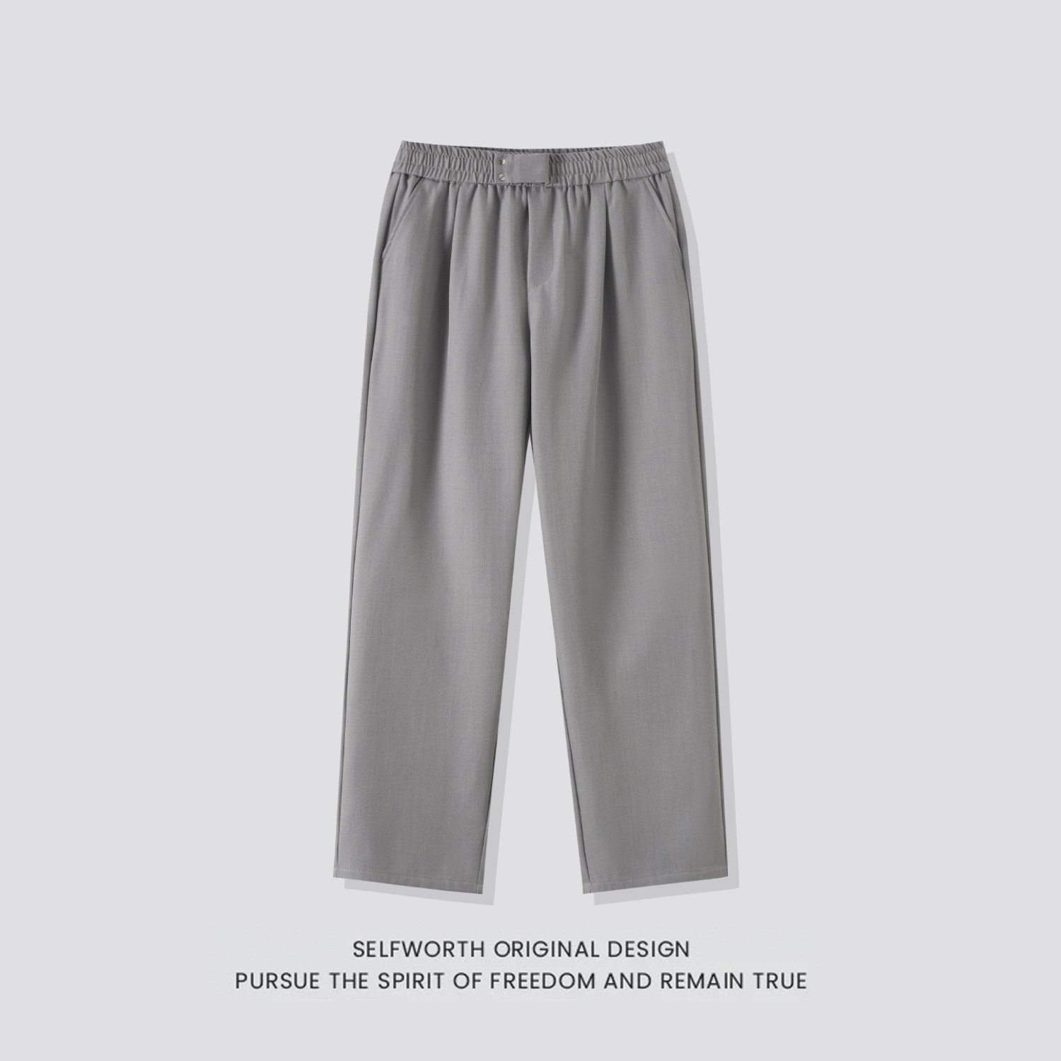 Business-casualNew Mens Mid-length Casual Pants With An Elastic Waist - Image 8