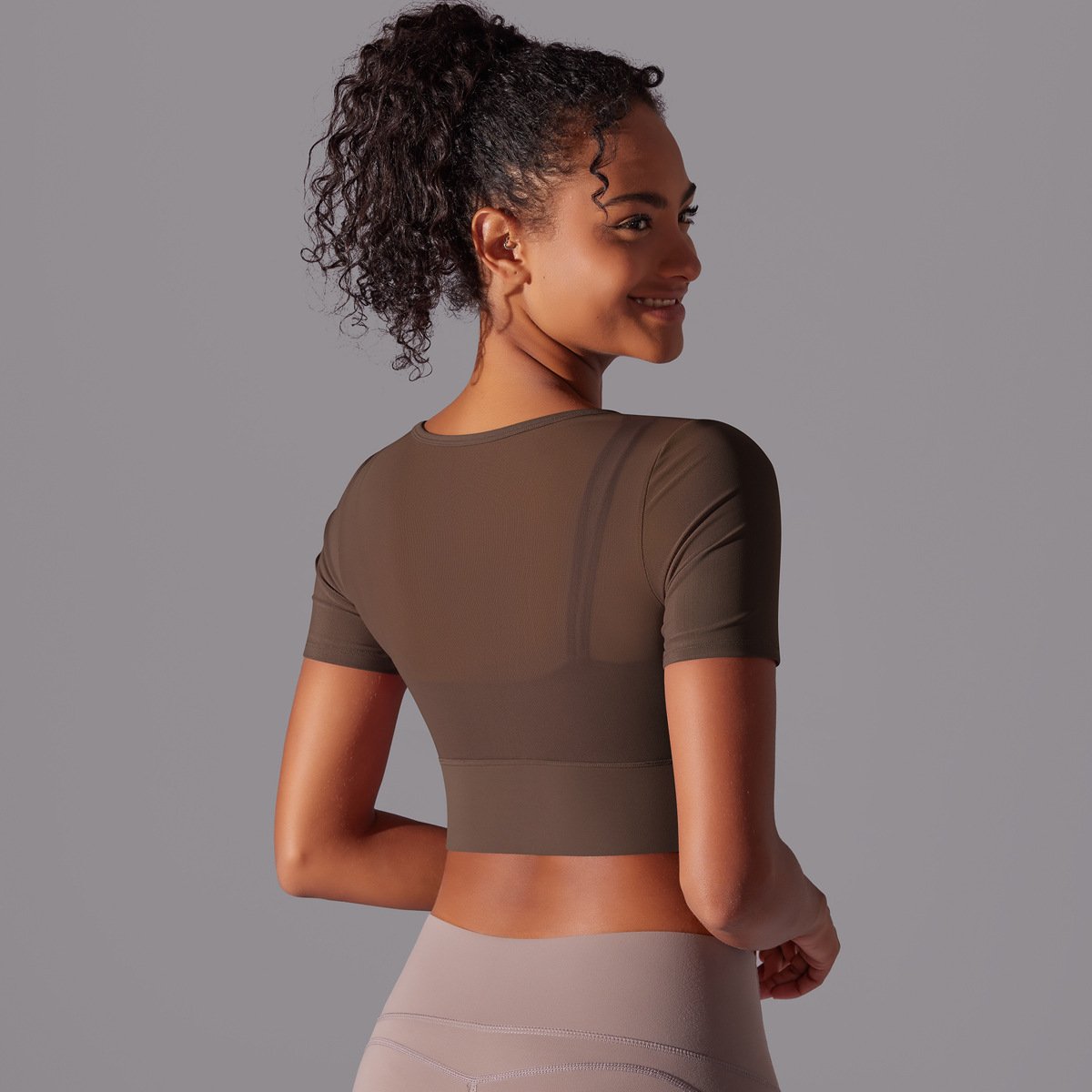 Fitness Double Layer Yoga Clothing Top Women - Image 2
