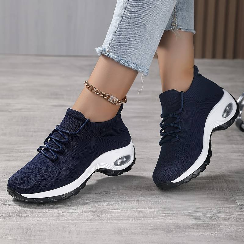 Sports Women Flying Knit Socks Shaking Shoes - Image 10