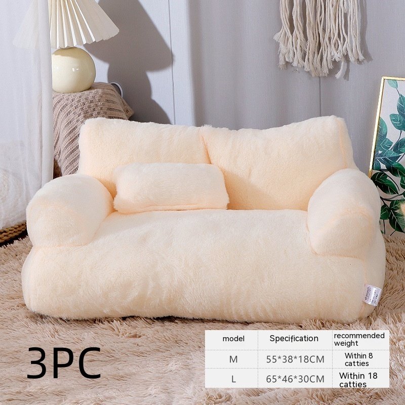 Luxury Cat Bed Sofa Winter Warm Cat Nest Pet Bed For Small Medium Dogs Cats Comfortable Plush Puppy Bed Pet Supplies - Image 10