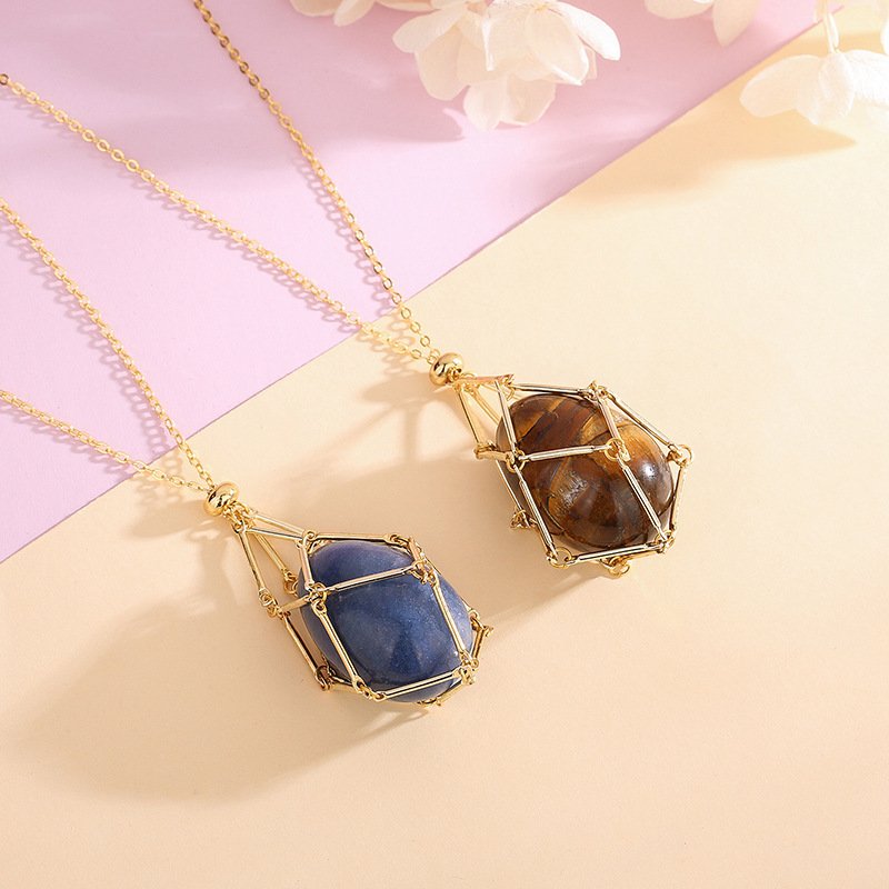 Spring New Natural Energy Crystal Pendant Ins Niche Design Valentine’s Day Bag Bag Peace Necklace - Image 9