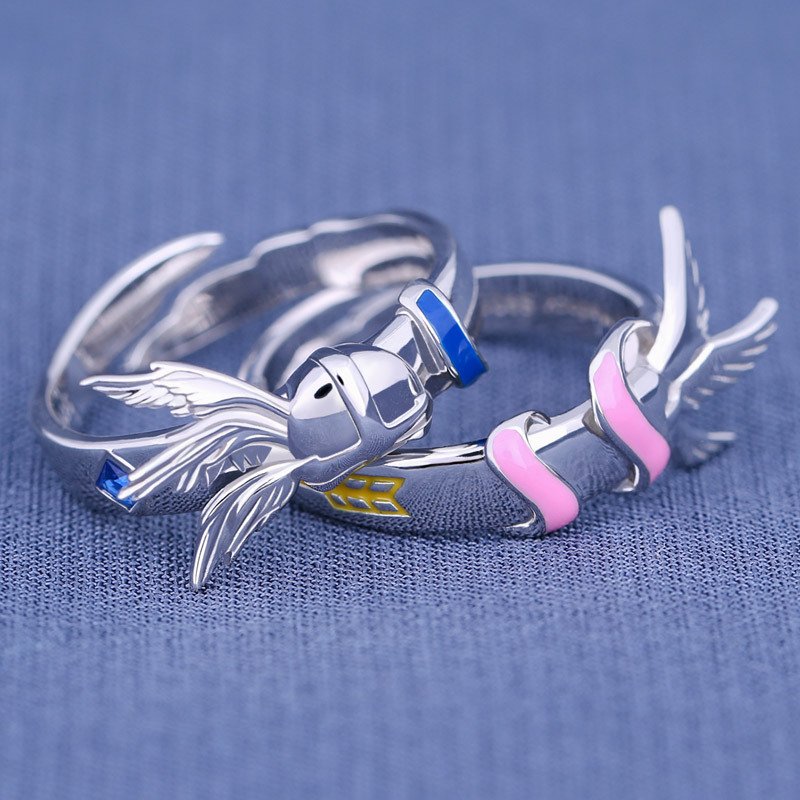 Cartoon Character Silver Ring Inlaid With Gemstones - Image 4