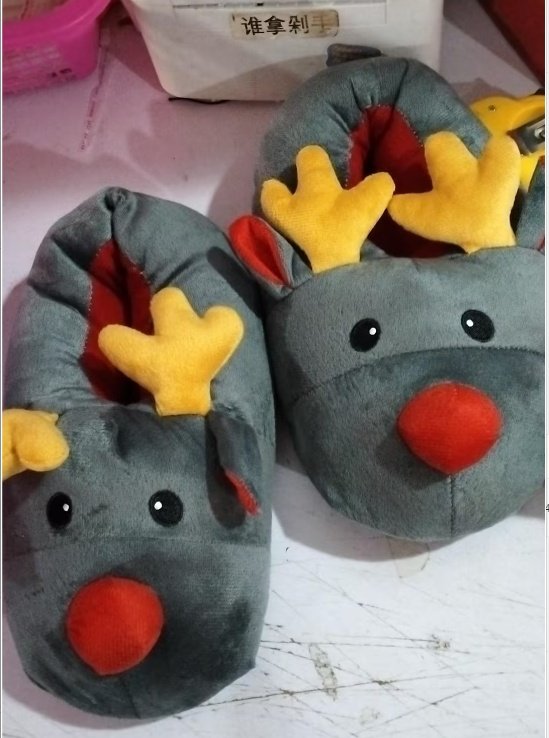 Christmas Shoes Cute Elk Home Slippers - Image 6