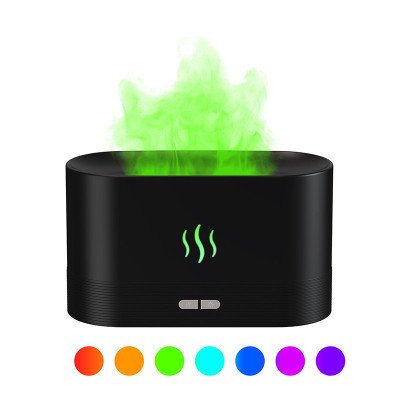 Best Selling USB Ultrasonic Flame Humidifier Led RGB Colorful Essential Oil Fire Flame Aroma Diffuser - Image 7