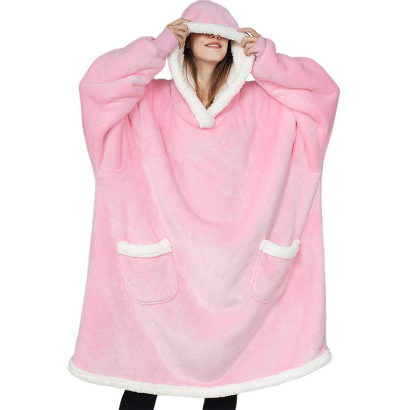 Winter TV Hoodie Blanket Winter Warm Home Clothes Women Men Oversized Pullover With Pockets - Image 10