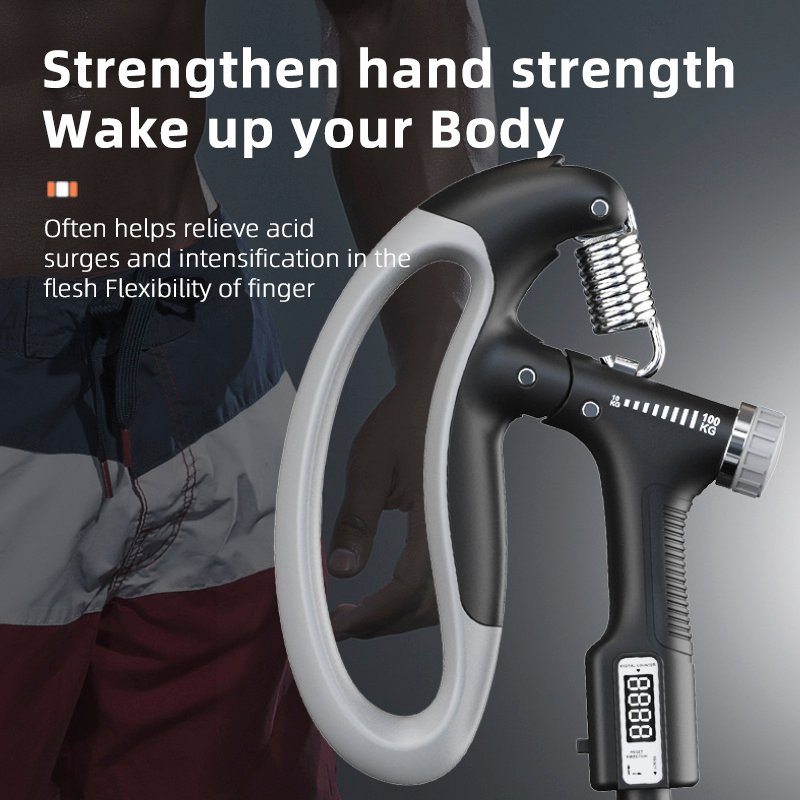 Smart Counting Grip 10-100KG Grip Free Adjustment Professional Hand Training Arm Muscle Training Fitness Equipment Fitness Tools Gym - Image 2