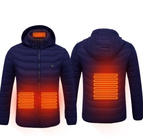 New Heated Jacket Coat USB Electric Jacket Cotton Coat Heater Thermal Clothing Heating Vest Men's Clothes Winter - Image 8