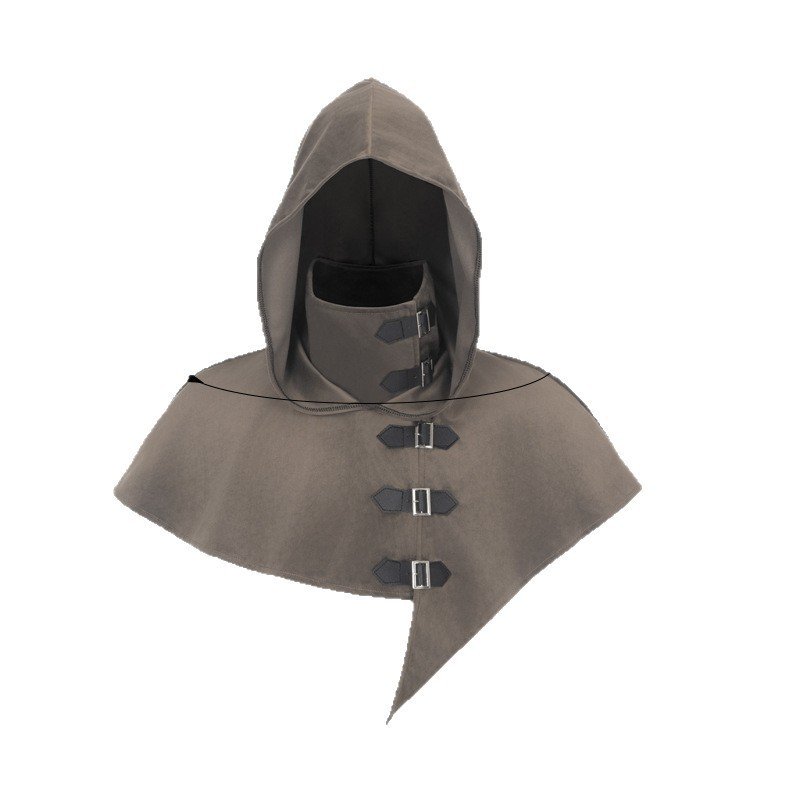 Halloween Cosplay Medieval Monk Costume Monastic Robe - Image 5