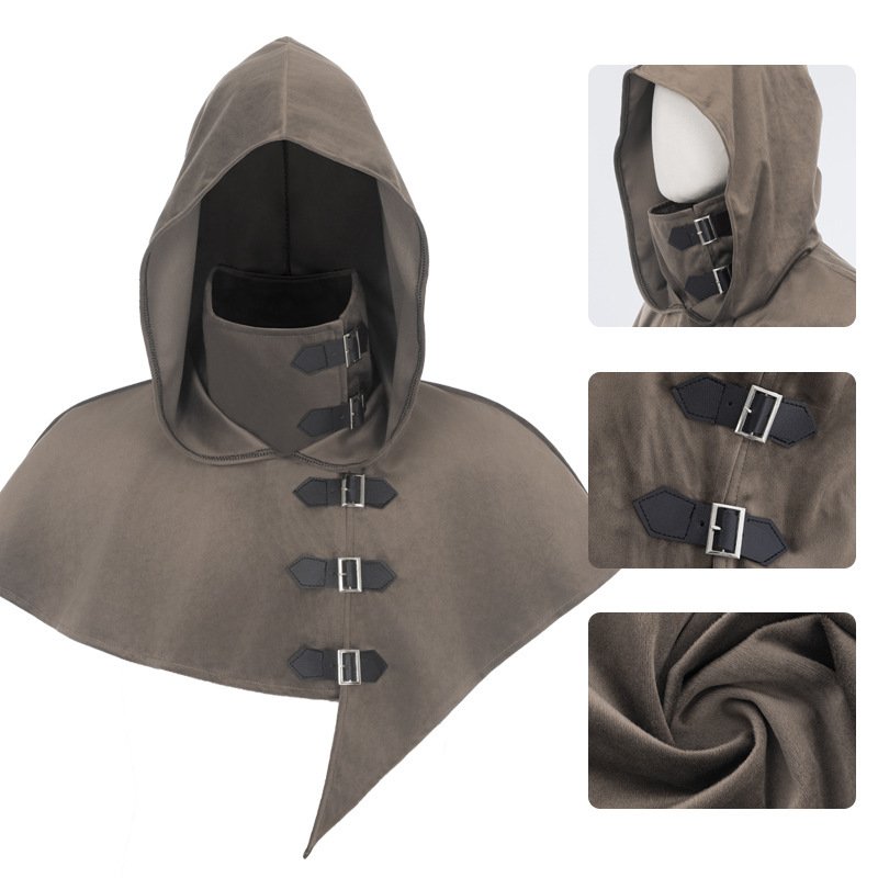 Halloween Cosplay Medieval Monk Costume Monastic Robe - Image 2