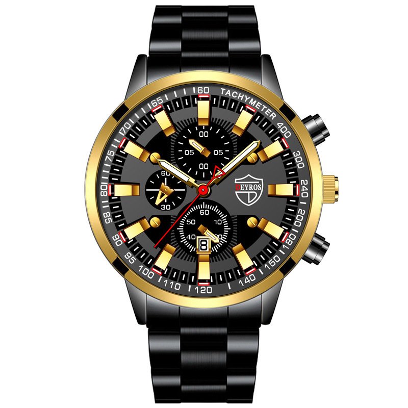 Stainless Steel Luminous Quartz Wristwatch For Men - Image 7