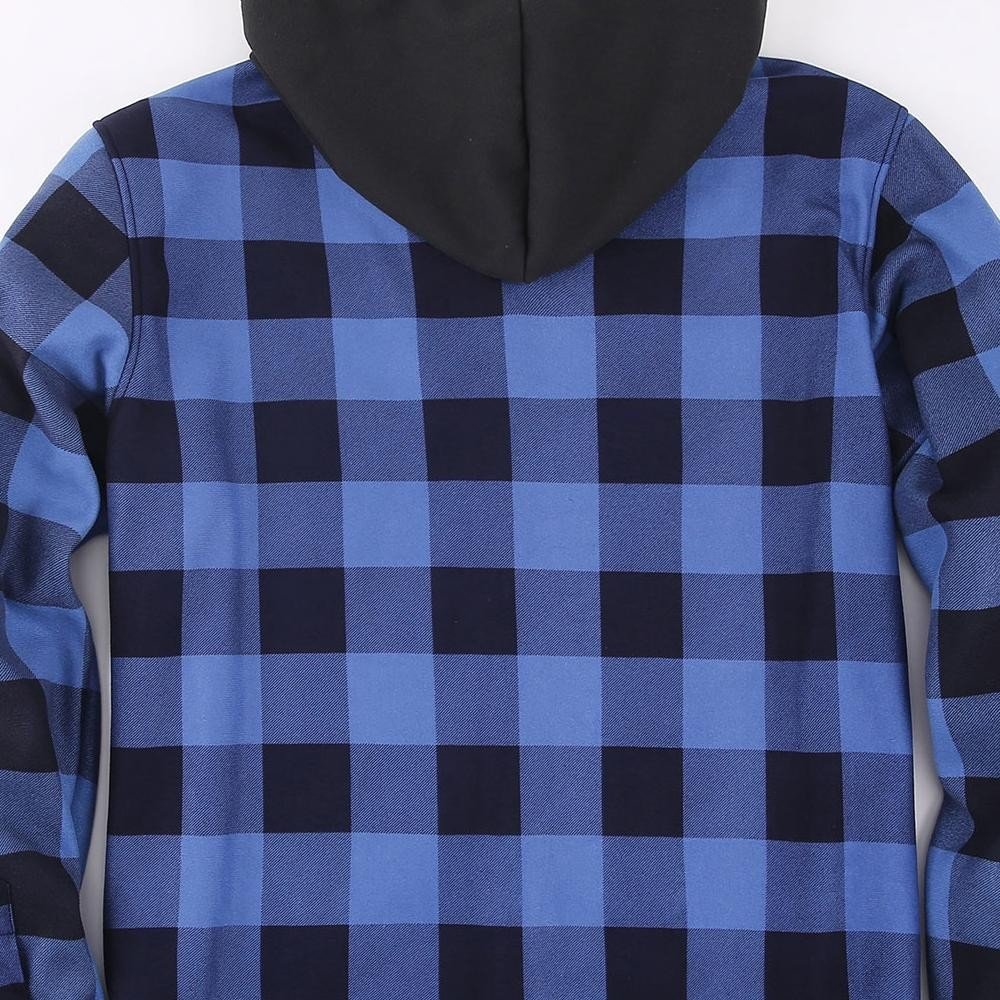 JM319 Hooded Fleece Shirt Jacket - Image 5