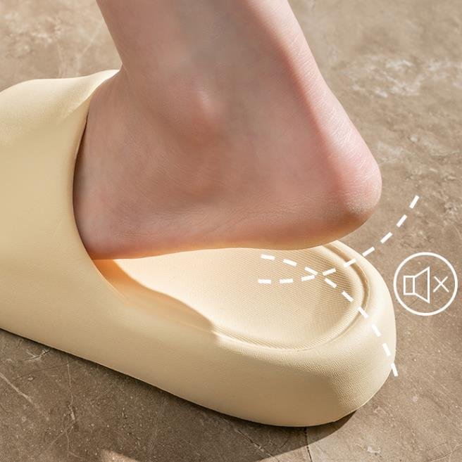 Bread Shoes Home Slippers Non-slip Indoor Bathroom Slippers - Image 7