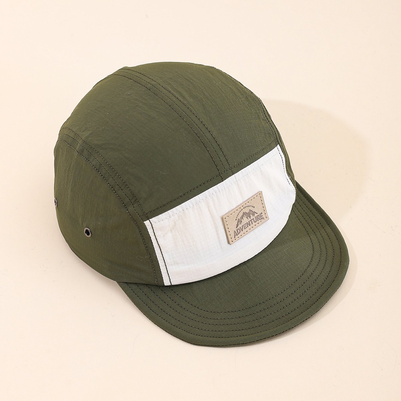 Men's Multi-color Sewn Logo Quick-dry Short Brim Adjustable Fashionable And Simple Style Baseball Cap Suitable For Outdoor Outings, Daily Hikes And Outings. - Image 5
