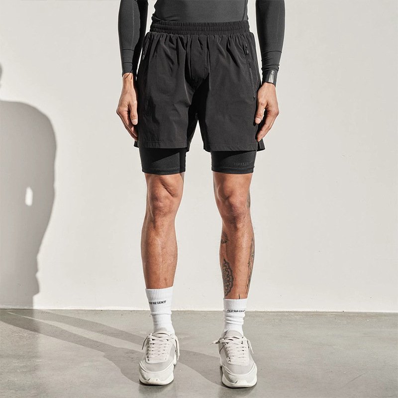 Mens Casual Loose-Fit Outdoor Training Shorts - Image 3