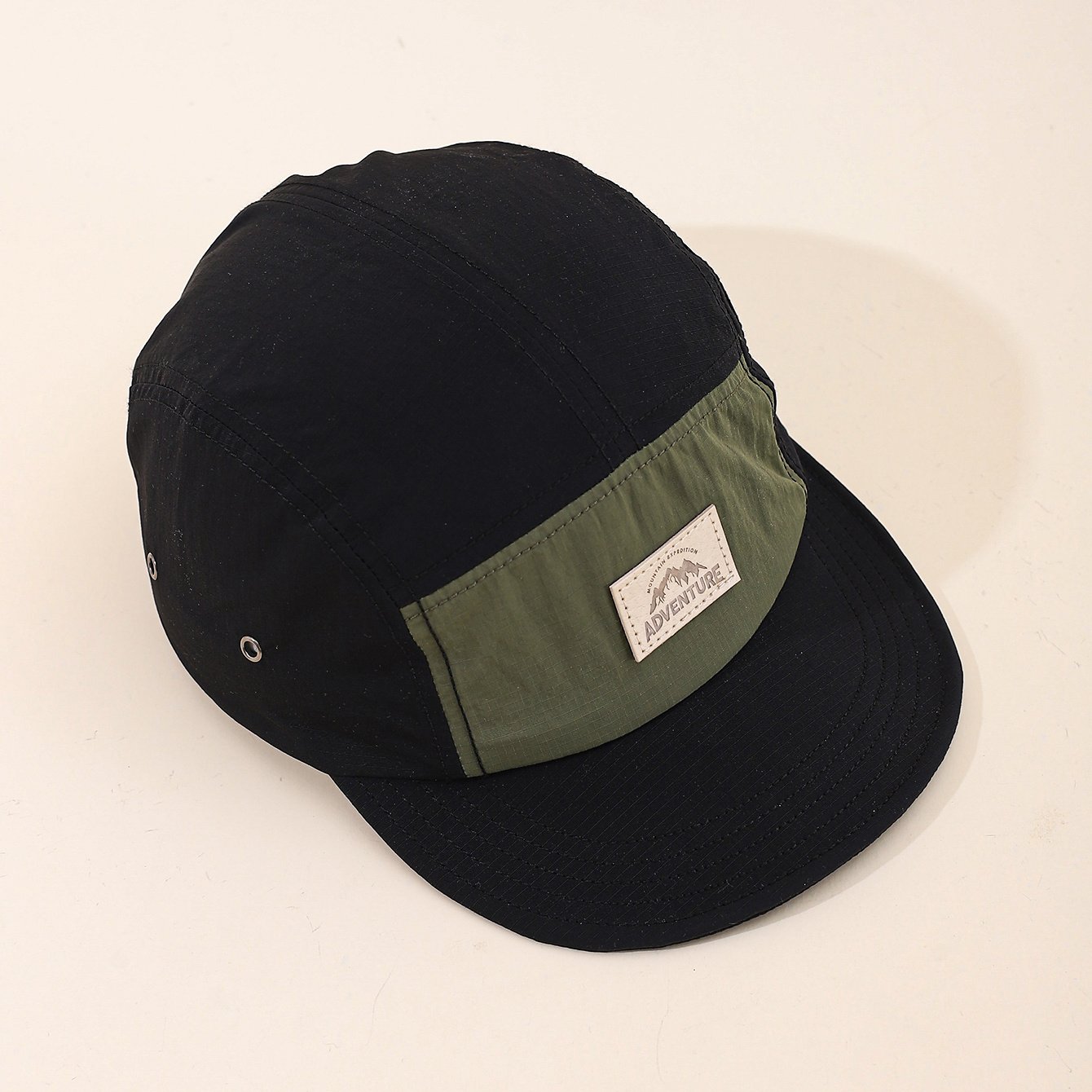 Men's Multi-color Sewn Logo Quick-dry Short Brim Adjustable Fashionable And Simple Style Baseball Cap Suitable For Outdoor Outings, Daily Hikes And Outings. - Image 7