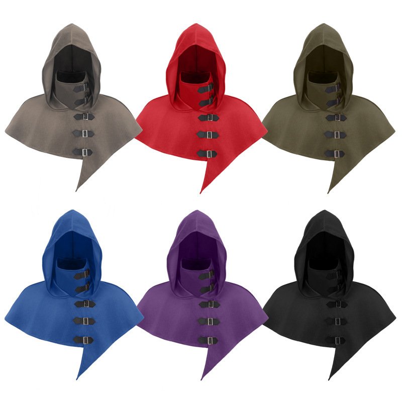 Halloween Cosplay Medieval Monk Costume Monastic Robe - Image 3