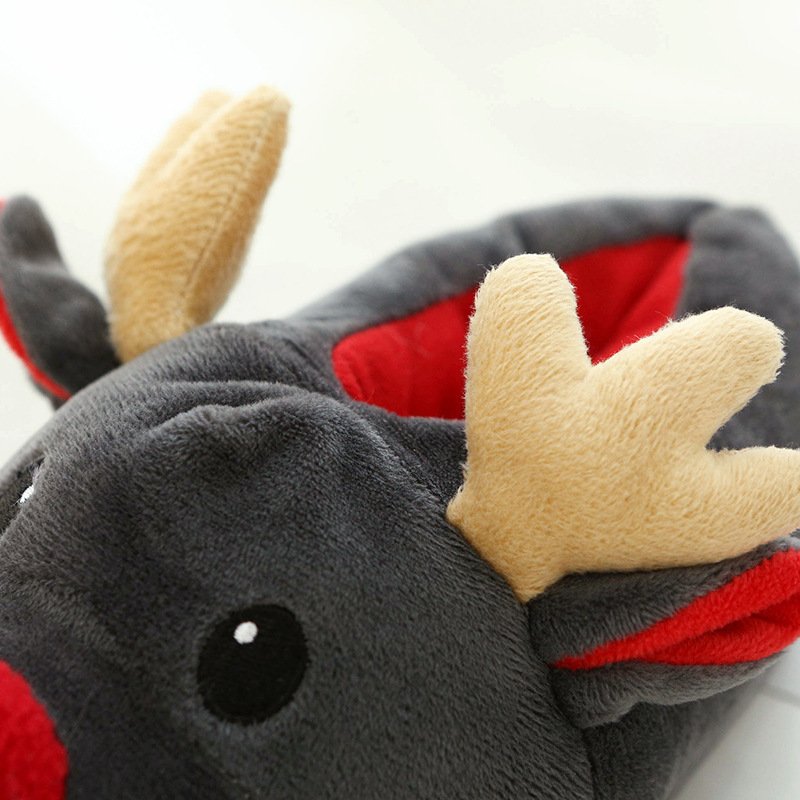 Christmas Shoes Cute Elk Home Slippers - Image 4
