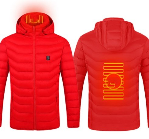 New Heated Jacket Coat USB Electric Jacket Cotton Coat Heater Thermal Clothing Heating Vest Men's Clothes Winter - Image 3