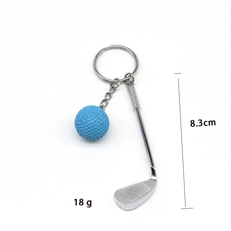 Golf Keychain Pendant Cross-border Gift Golf Creative European And American Metal Hardware Pendant Crafts - Image 3