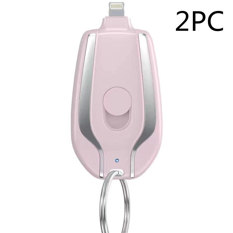Keyring Charging Bank Wireless Portable 1500 Mah Emergency Power Supply Telescopic Small Mobile Power Supply - Image 8